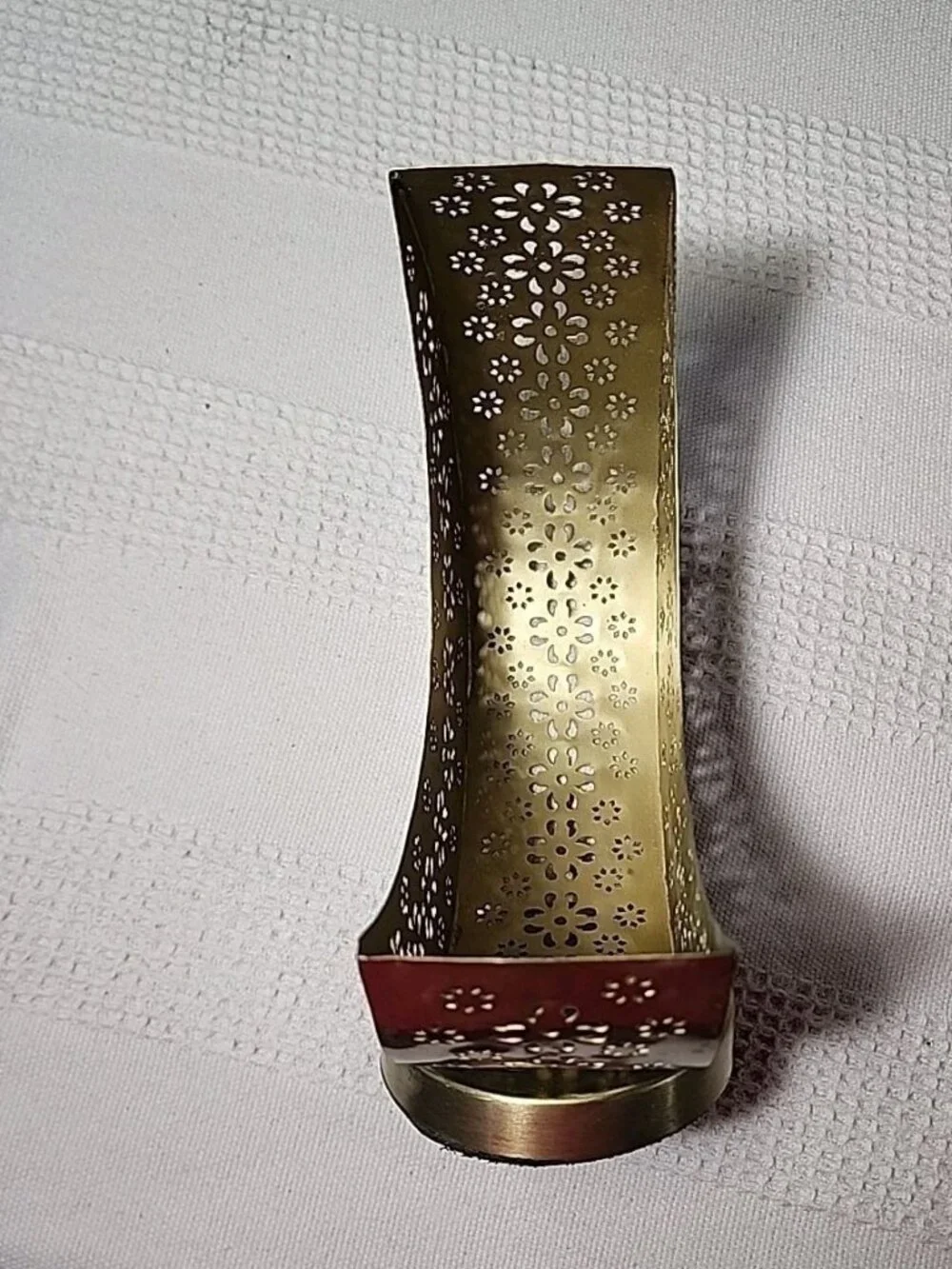 Gold brass Moon Crescent Planter Metal Celestial Home 10